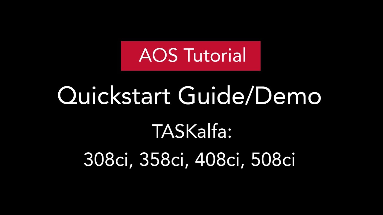 AOS Quick Start Guide