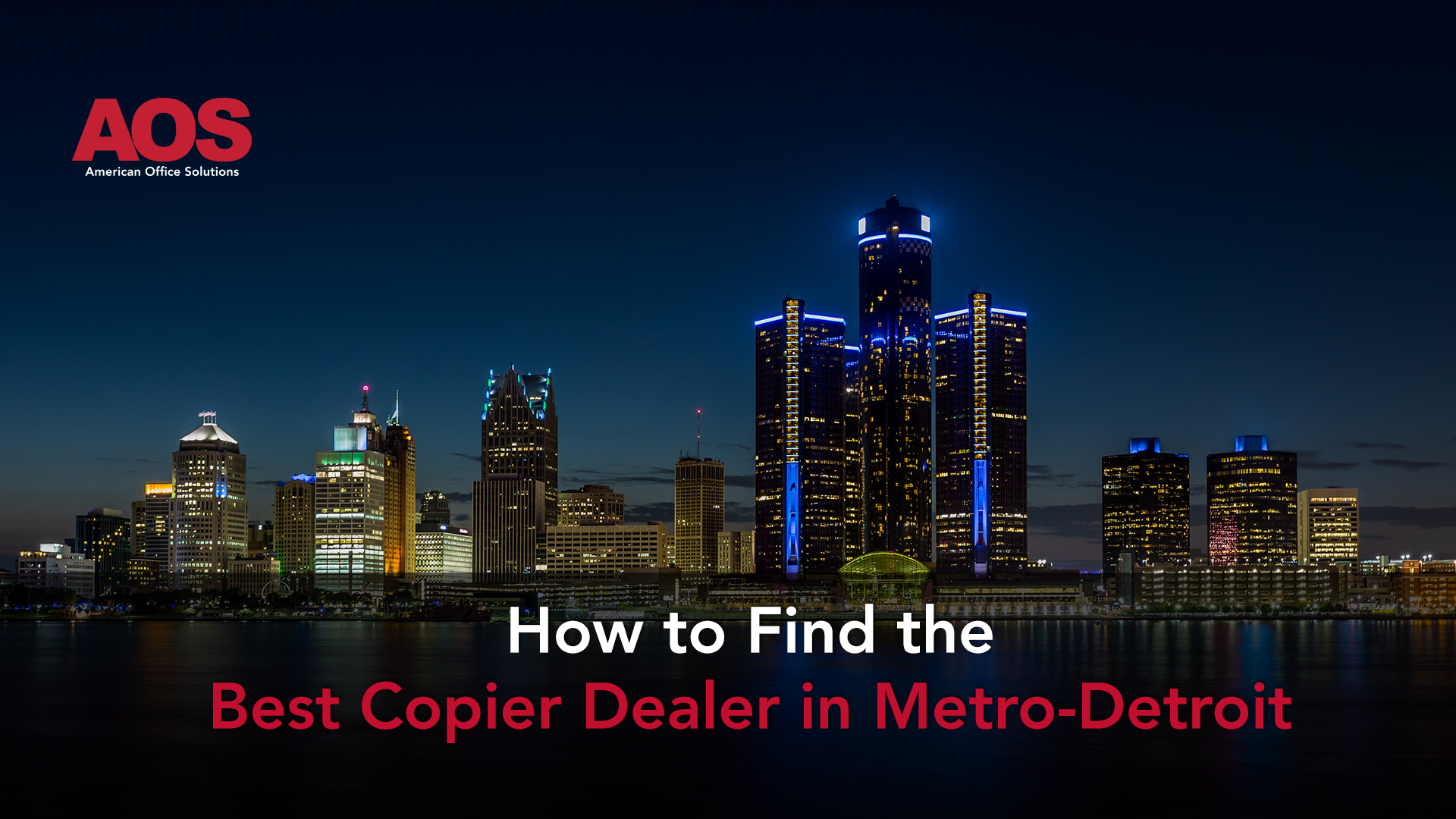Best Copier Dealer in Metro Detroit