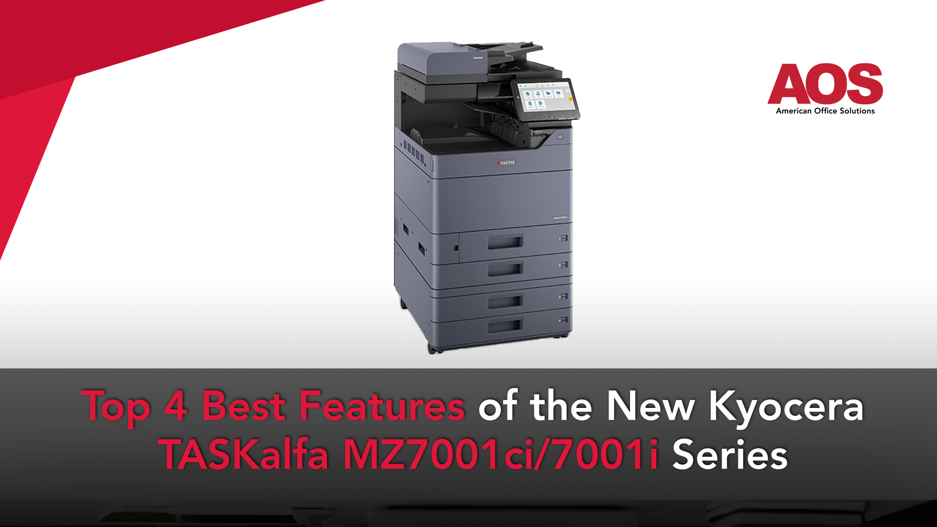 Best Features of Kyocera TASKalfa