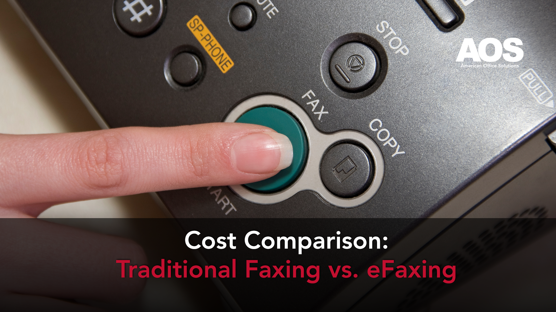 Cost Comparison Traditional Faxing vs. eFaxing