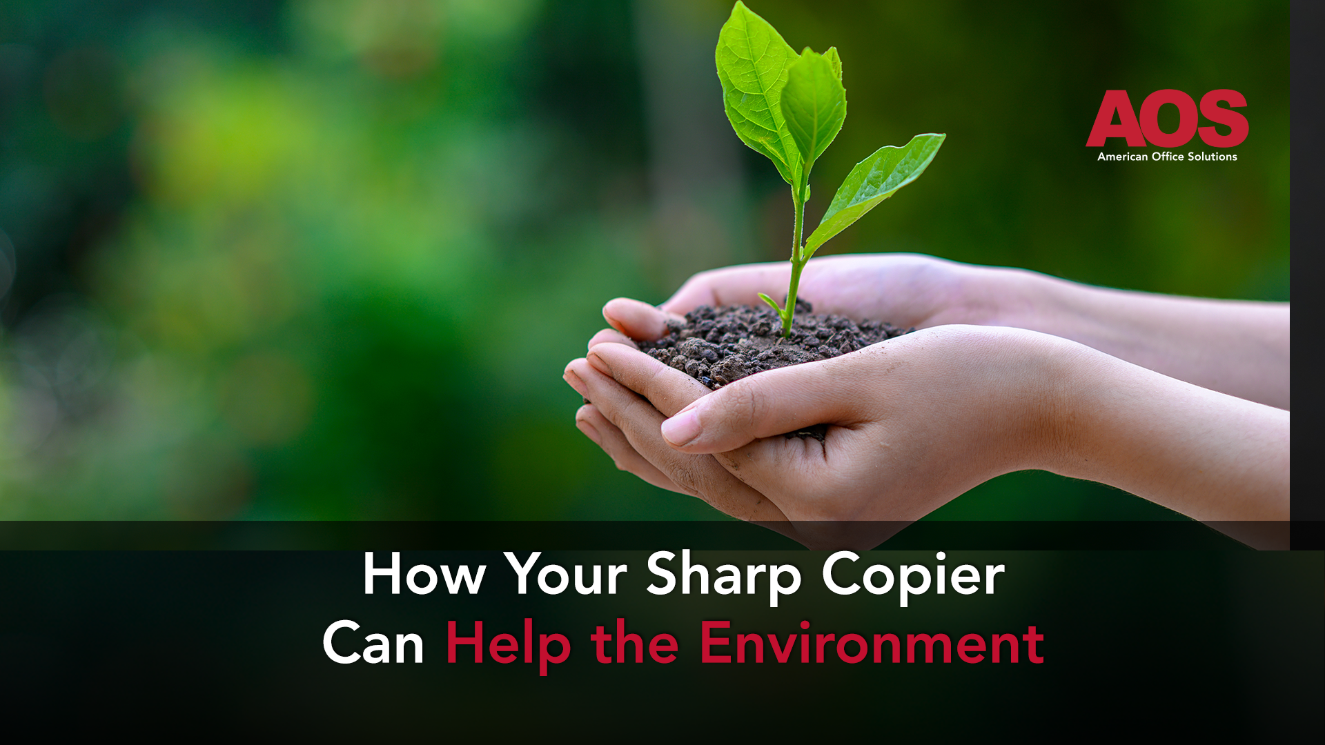 How Your Sharp Copier Can Help the Environment