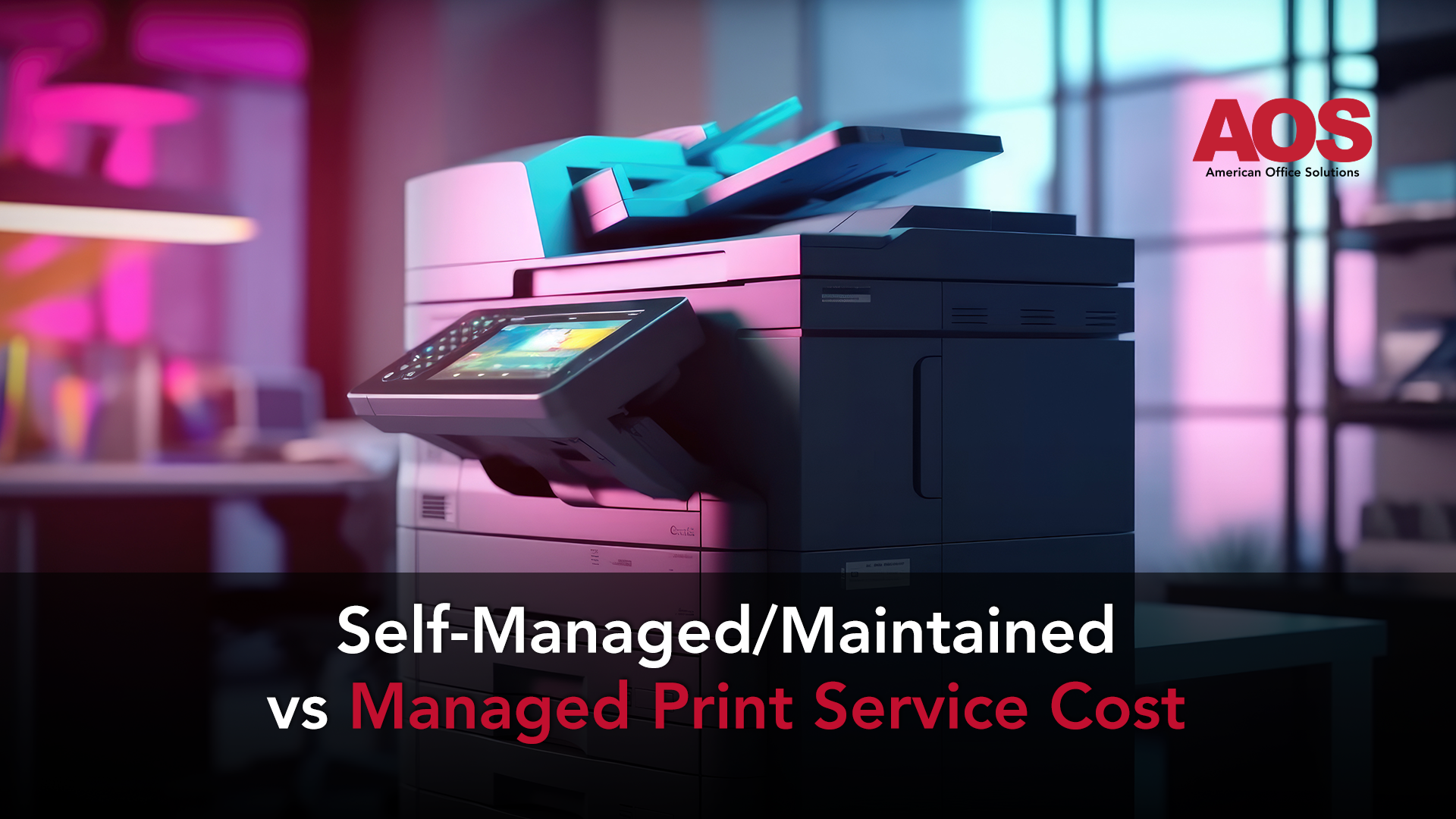 Self-Managed vs Managed Print