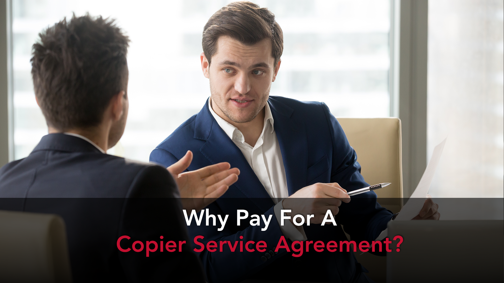 Why Pay for a Copier Service Agreement