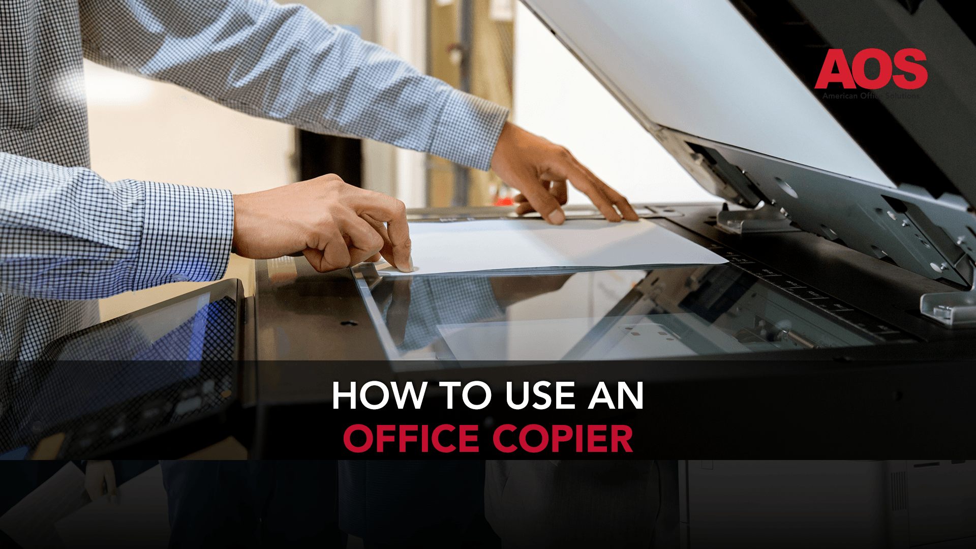 How To Use An Office Copy Machine